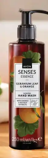 Avon Folha de geranio & laranja sabonete liquido promoção
