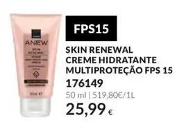 Avon avon anew skin renewal creme hidratante multiproteção fps 15 promoção