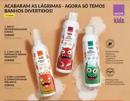 Avon Avon kids 2-em-1 champô & condicionador melancia promoção