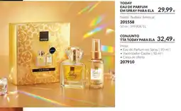 Avon Conjunto TTA Today Para Ela promoção
