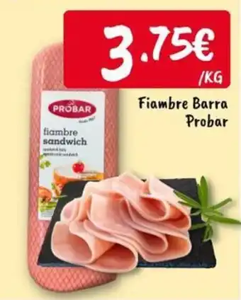 Fiambre Barra Probar