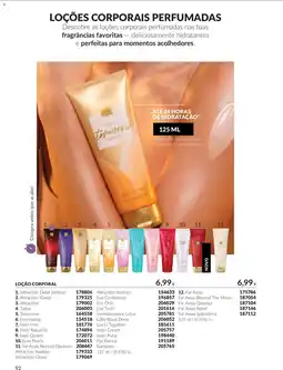 Avon Avon loção corporal perfumada promoção