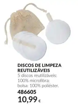 Avon discos de limpeza reutilizáveis promoção