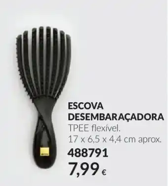 Escova desembaraçadora tpee flexível