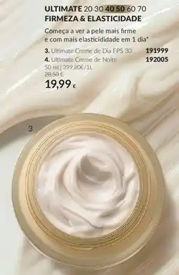 Avon ultimate creme de dia fps 30 promoção