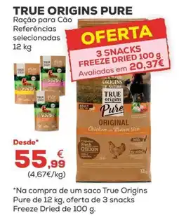 Kiwoko true origins pure ração para cão promoção