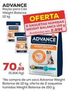 Kiwoko Advance ração para cão weight balance promoção
