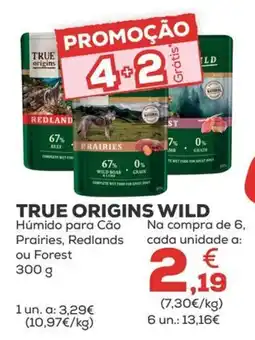 Kiwoko true origins wild húmido para cão prairies, redlands ou forest promoção