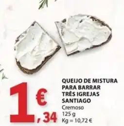 E.Leclerc Santiago - queijo de mistura para barrar très igrejas promoção