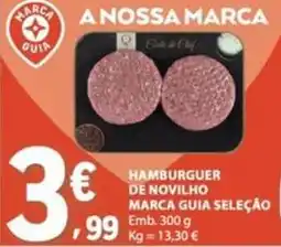 E.Leclerc Marca guia - hamburguer de novilho seleção promoção