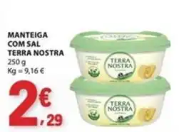 E.Leclerc Terra nostra - manteiga com sal promoção