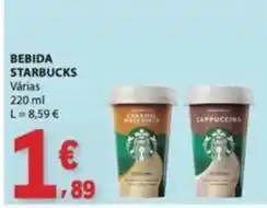 E.Leclerc Starbucks - bebida promoção
