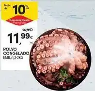 Continente Bom dia Polvo congelado promoção