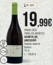E.Leclerc Quinta dos açores - vinho doc tras-os-montes promoção