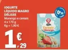 E.Leclerc P'tit déli - iogurte liquido magro promoção