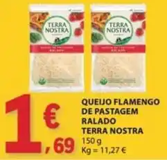 E.Leclerc Terra nostra - queijo flamengo de pastagem ralado promoção