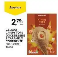 Continente Bom dia Continente - gelado crispy tops doce de leite e caramelo promoção