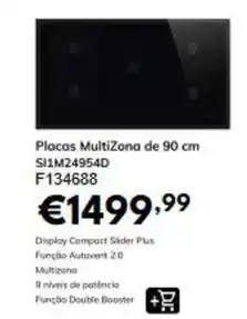 Radio Popular Placas multizona de 90 cm promoção
