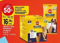Intermarché Pedigree - snack p/ cao dentastix promoção