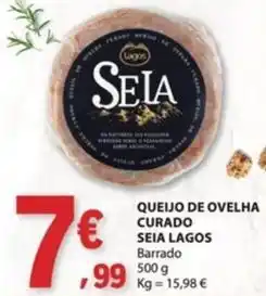 E.Leclerc Lagos - queijo de ovelha curado promoção