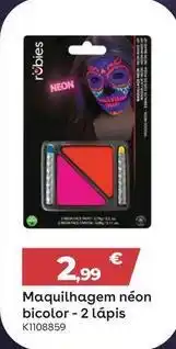 Toys R Us Maquilhagem neon bicolor - 2 lapis promoção