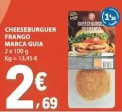 E.Leclerc Marca guia - cheeseburger frango promoção