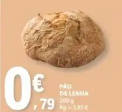 E.Leclerc Pao de lenha promoção