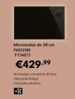Radio Popular com - microondas de 38 cm fm225bi promoção