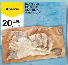 Continente Bom dia Bacalhau crescido asa preta promoção