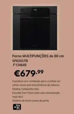 Radio Popular Forno multifunções de 60 cm promoção