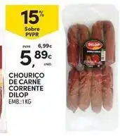 Continente Bom dia Chourico de carne corrente promoção