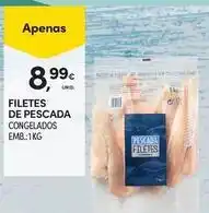 Continente Bom dia Filetes de pescada promoção