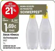 Intermarché Schweppes - água tônica promoção