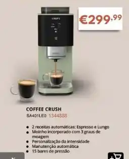 Radio Popular Krups - coffee crush promoção
