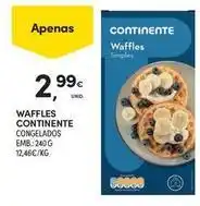 Continente Bom dia Continente - waffles promoção