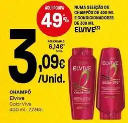 Intermarché Elvive - champo promoção