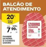 Continente Bom dia Izidoro - fiambre da perna s/ courato promoção