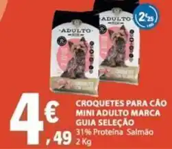 E.Leclerc Marca guia - croquetes para cao mini adulto promoção