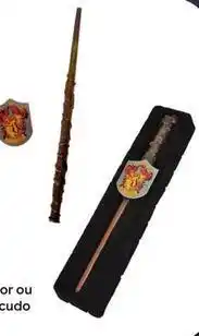 Toys R Us Varinha de gryffindor ou de hermoine com escudo promoção