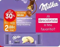 Intermarché Milka - bolachas wafer promoção