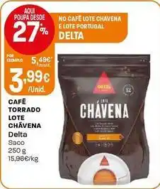Intermarché Delta - café torrado lote chavena promoção