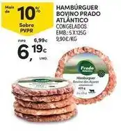 Continente Bom dia Hambúrguer bovino prado atlantico promoção