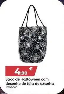 Toys R Us Saco de halloween com desenho de teia de aranha promoção