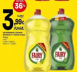 Intermarché Fairy - detergente líquido manual p promoção