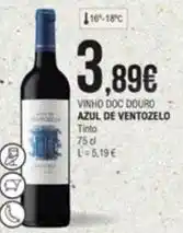 E.Leclerc Vinho doc douro azul de ventozelo promoção