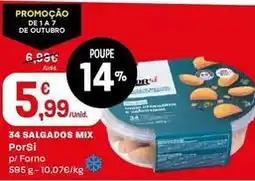 Intermarché Porsi - 34 salgados mix promoção