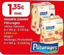 Intermarché Páturages - iogurte líquido promoção