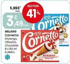Intermarché Algida - cornetto gelado/morango/clássico/chocolate promoção
