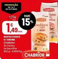 Intermarché Chabrior - napolitanas c/ creme promoção