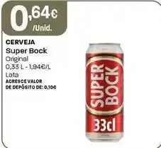 Intermarché Super bock - cerveja original/lata promoção